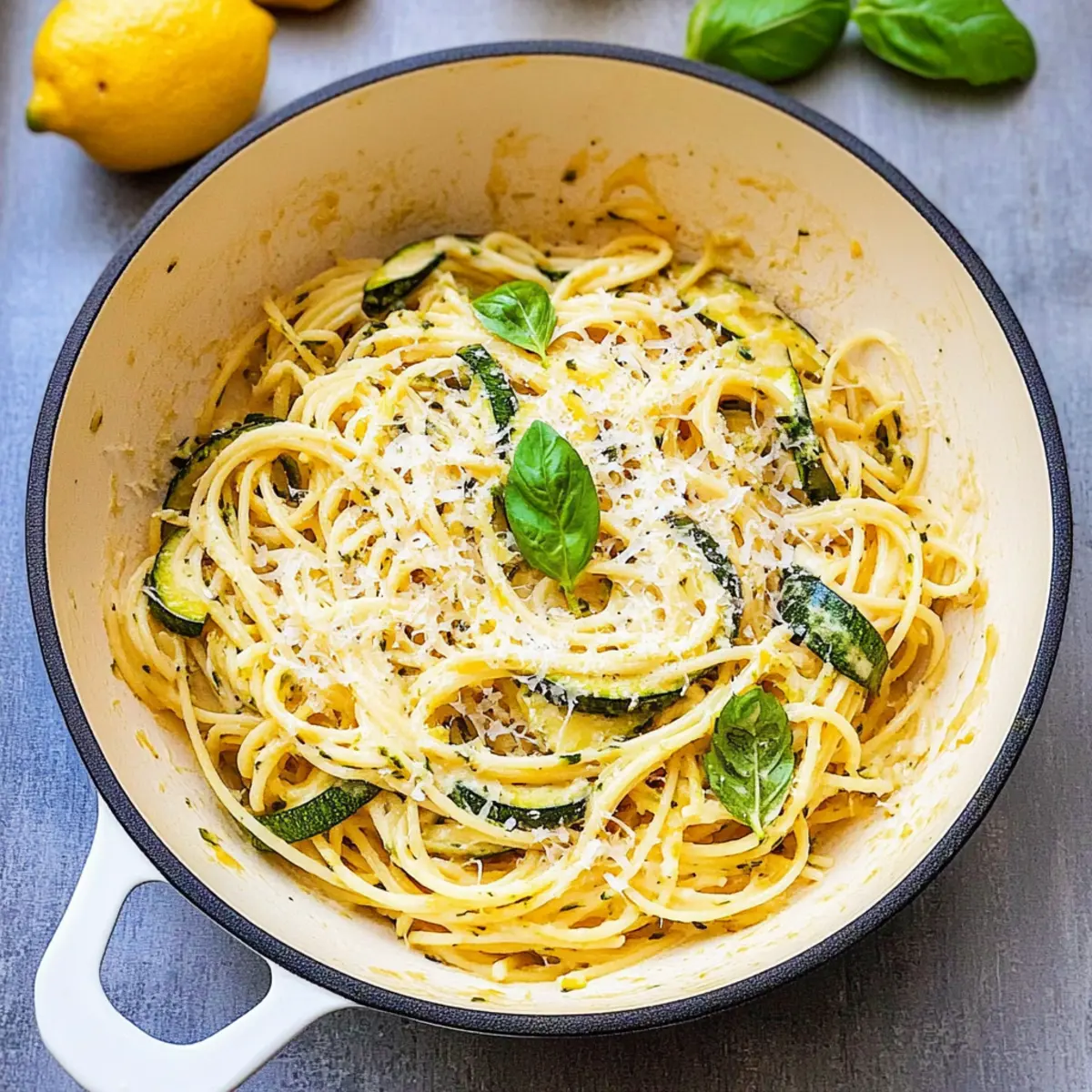 Lemon Zucchini Pasta