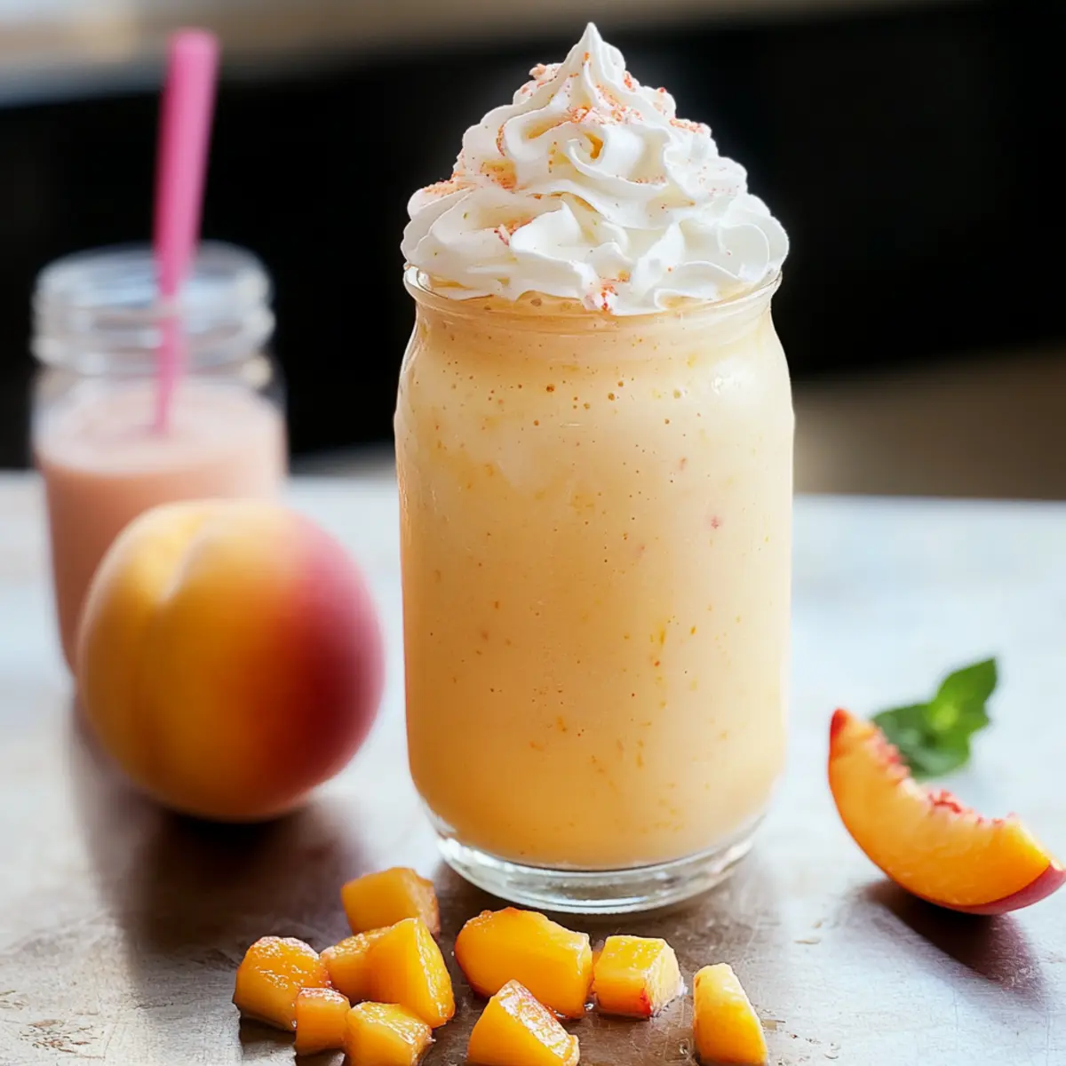 Peach Milkshake