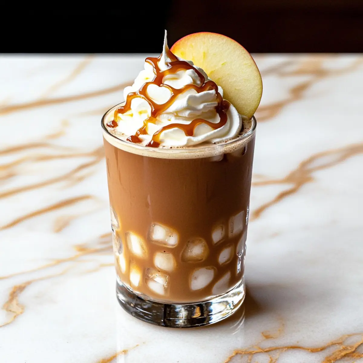 Caramel Apple Spice Iced Coffee