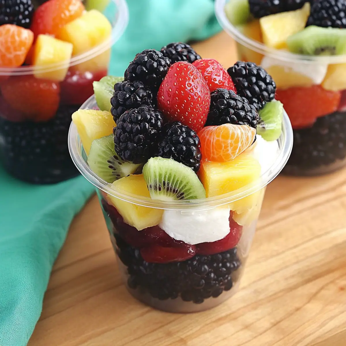 Rainbow Fruit Cups