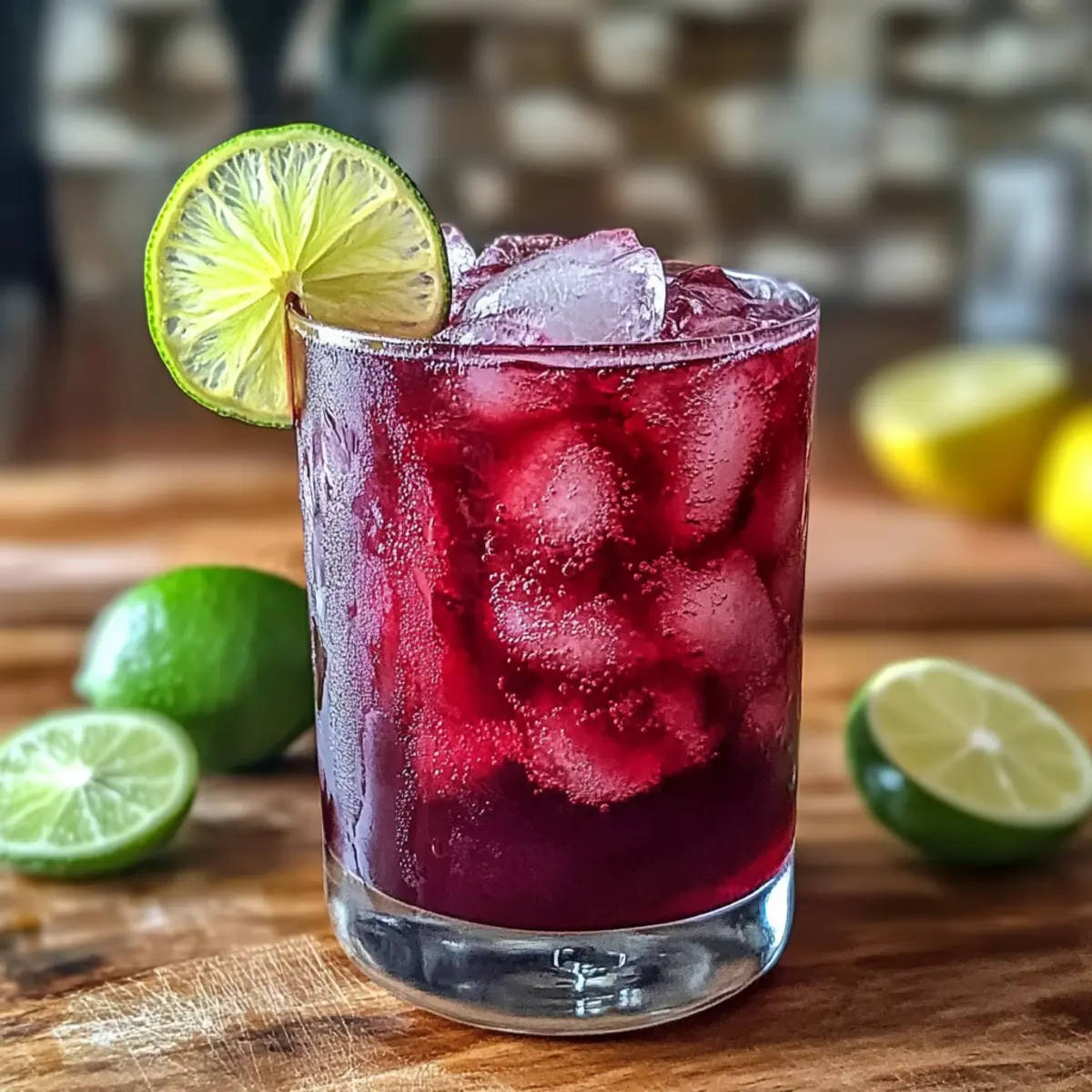 Hibiscus Ginger Iced Tea