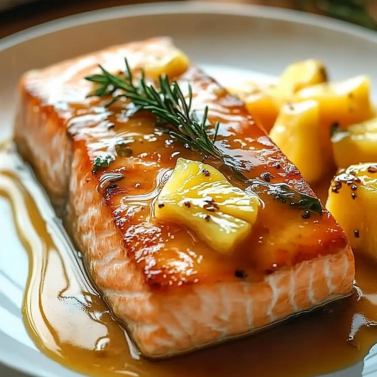 Pineapple Glazed Salmon