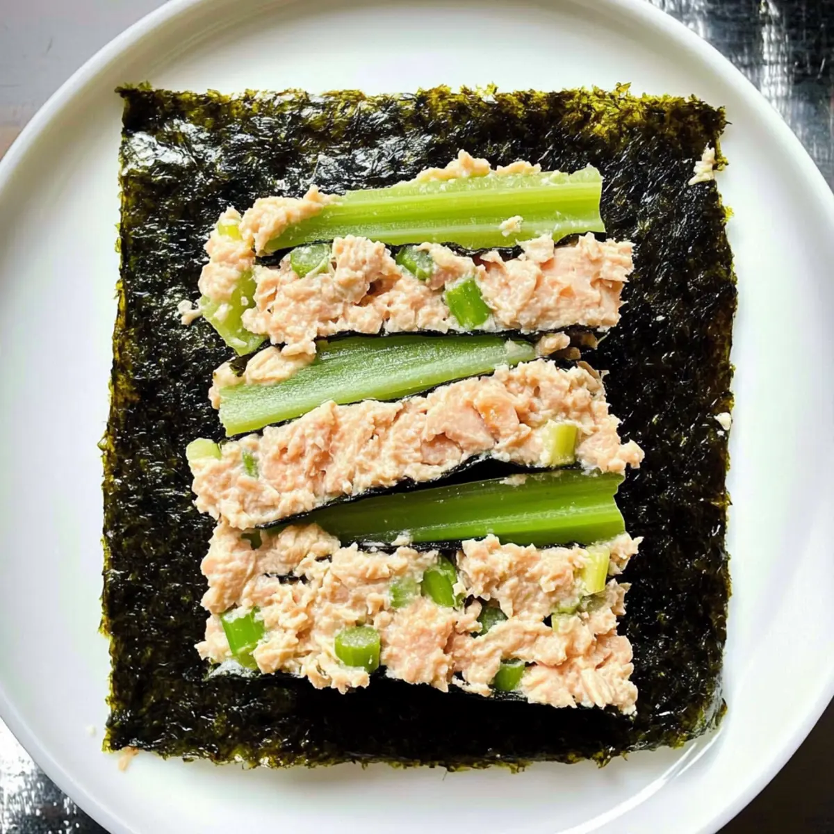 Tuna Salad Nori Wraps