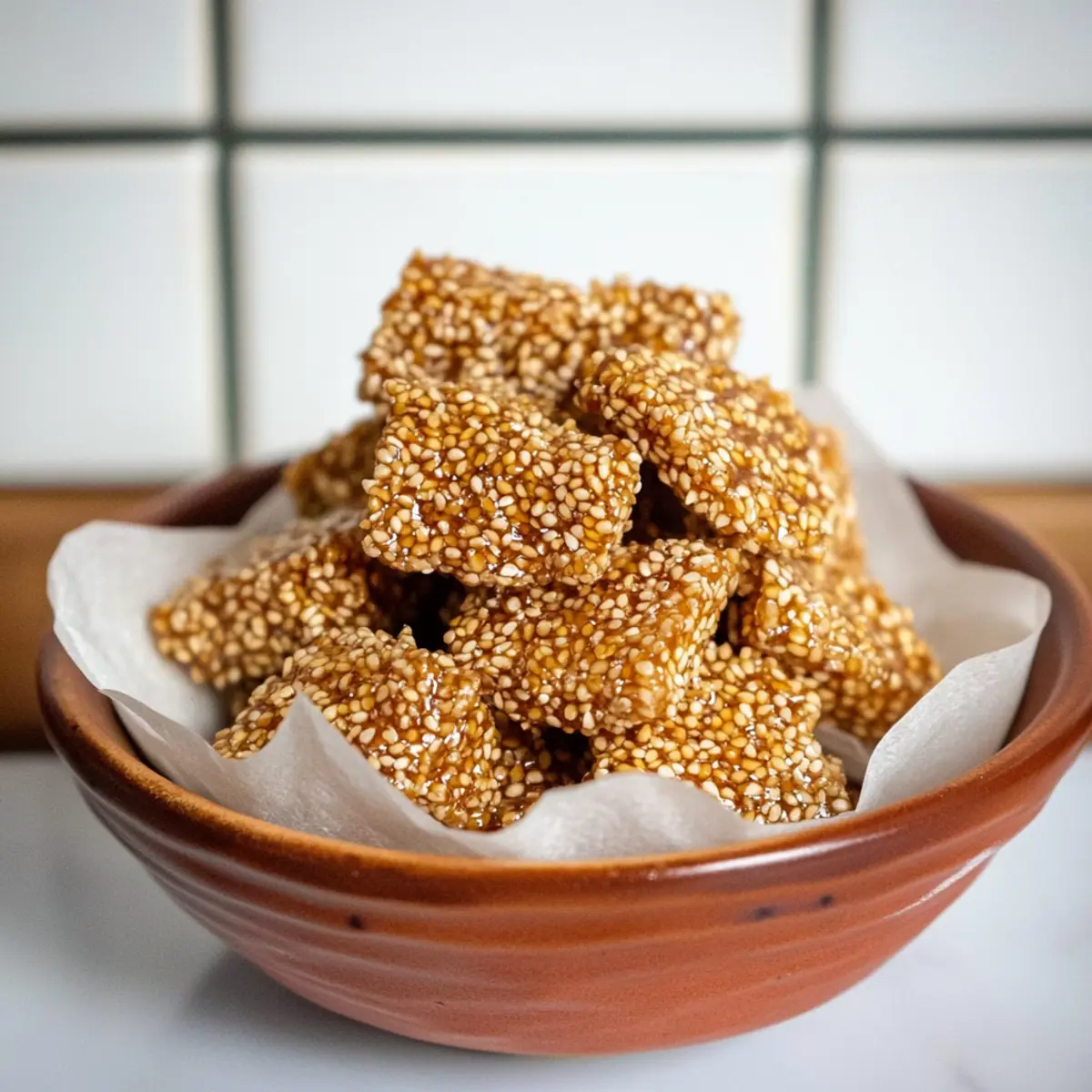 honey sesame seed candy