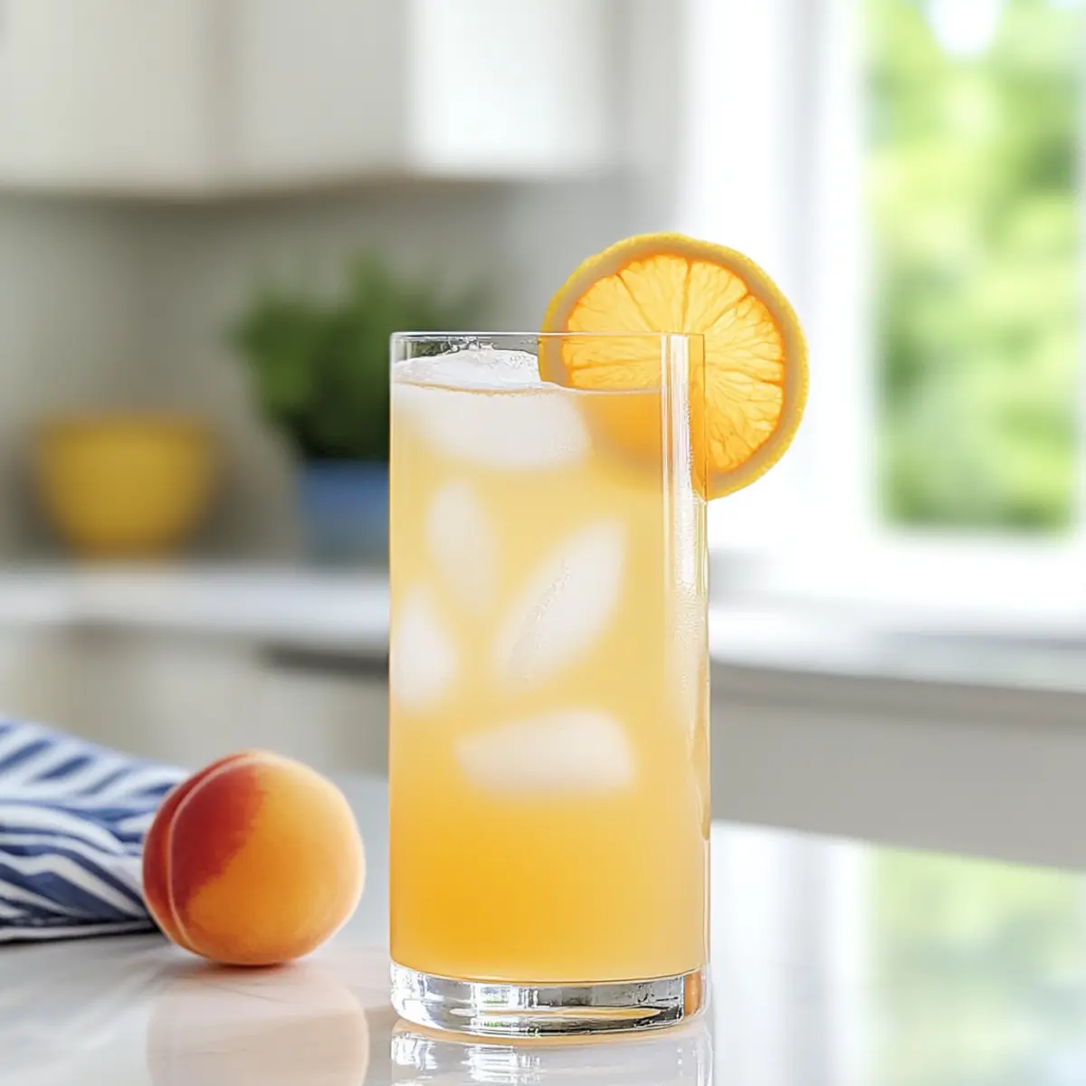 Apricot Lemonade Mocktail