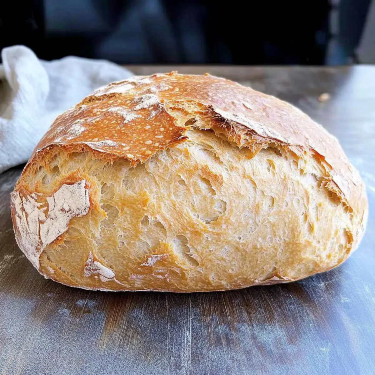 Crusty Vegan Bread