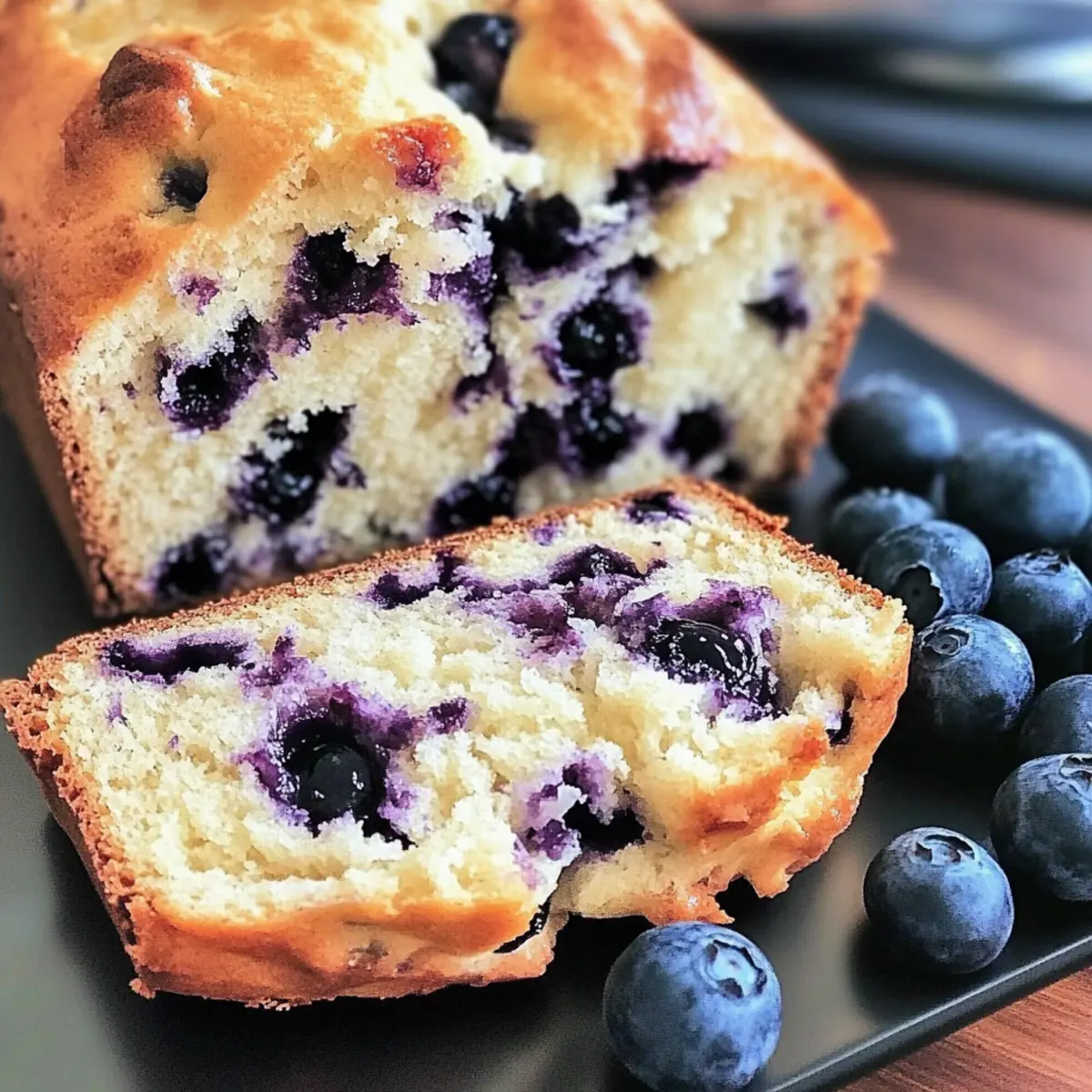Blueberry Cream Cheese Bread