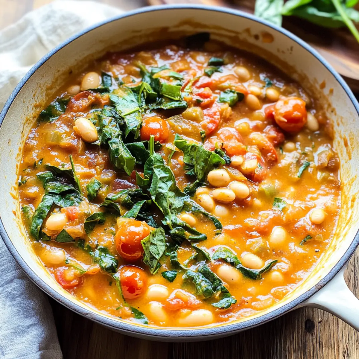 Creamy Tomato White Bean Stew
