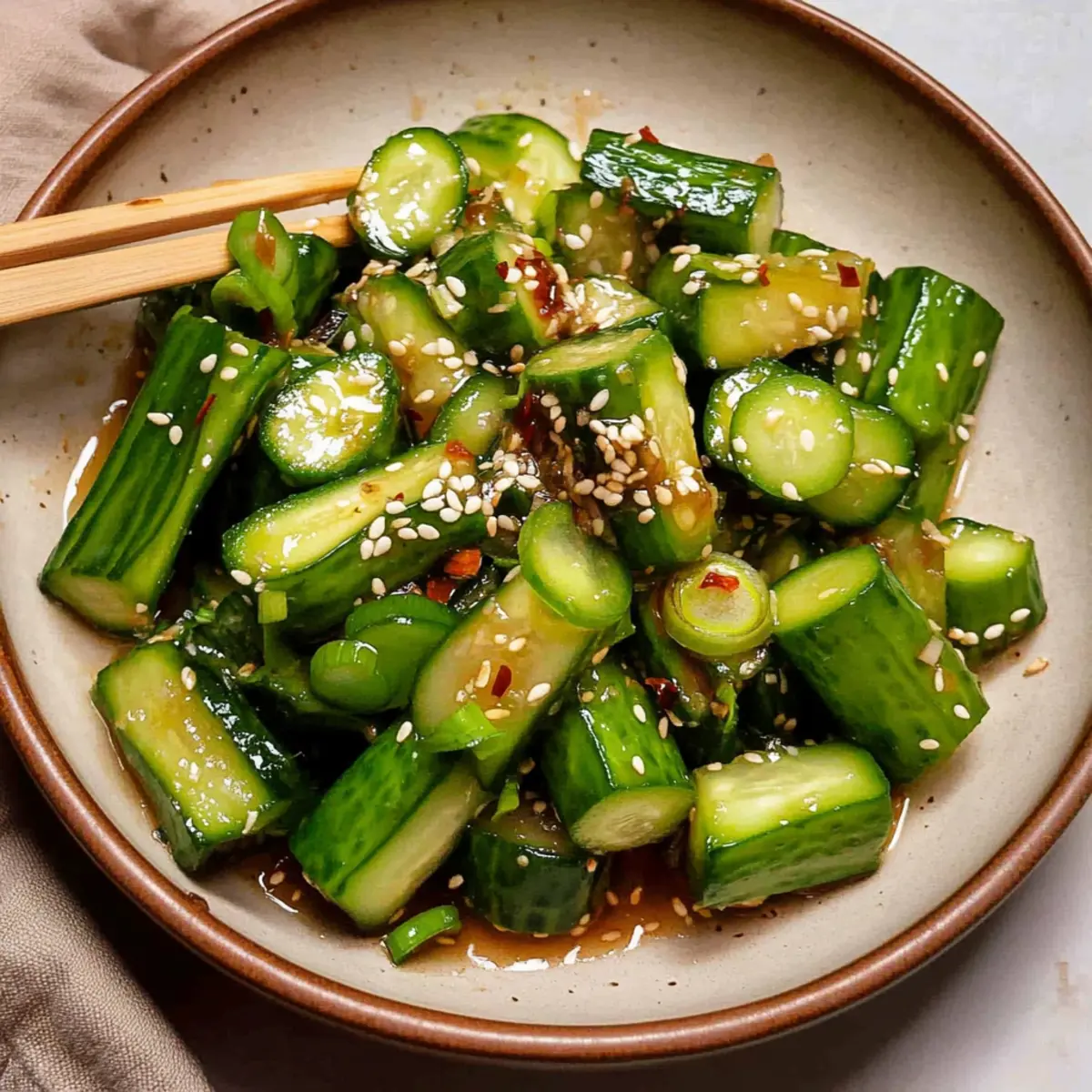 Spicy Cucumber Salad
