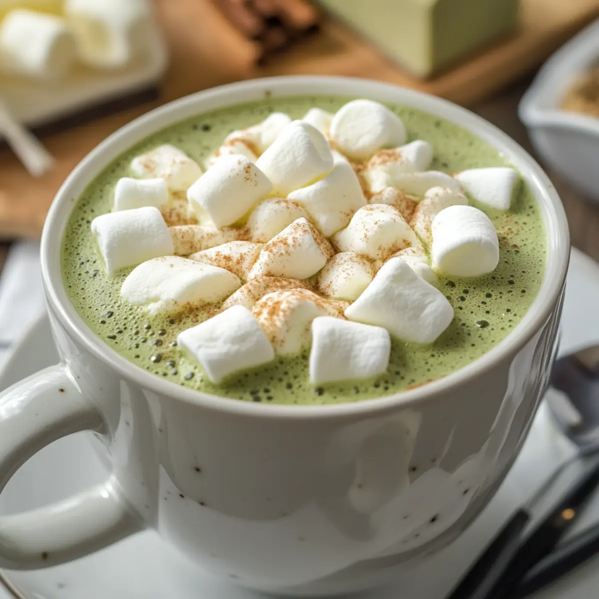 Matcha White Hot Chocolate