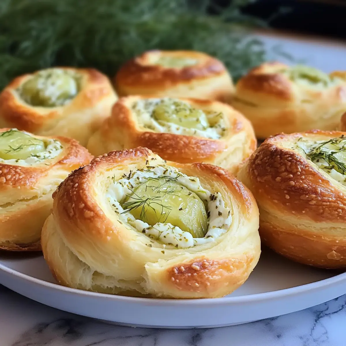 Creamy Pickle Rolls