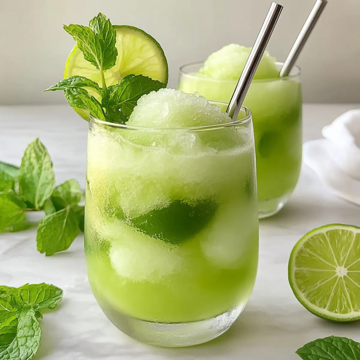 Frozen Mojito Mocktail