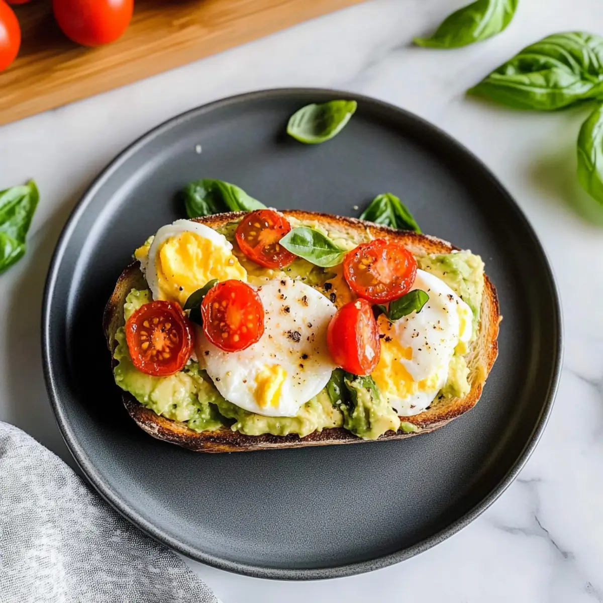 Caprese Avocado Toast