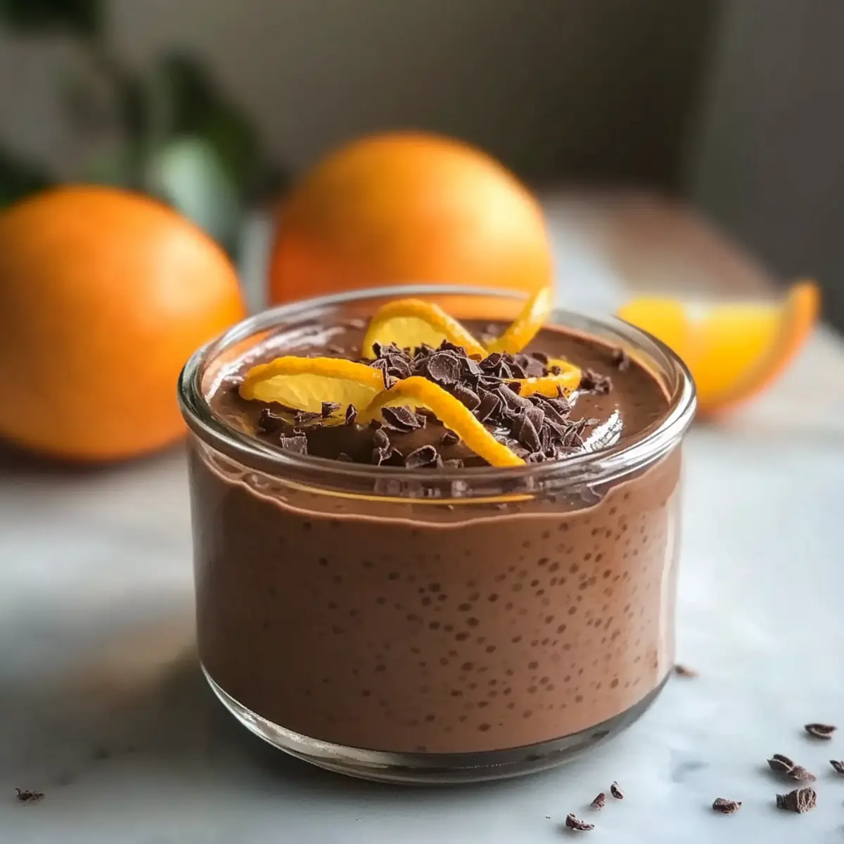 Chocolate Orange Chia Pudding
