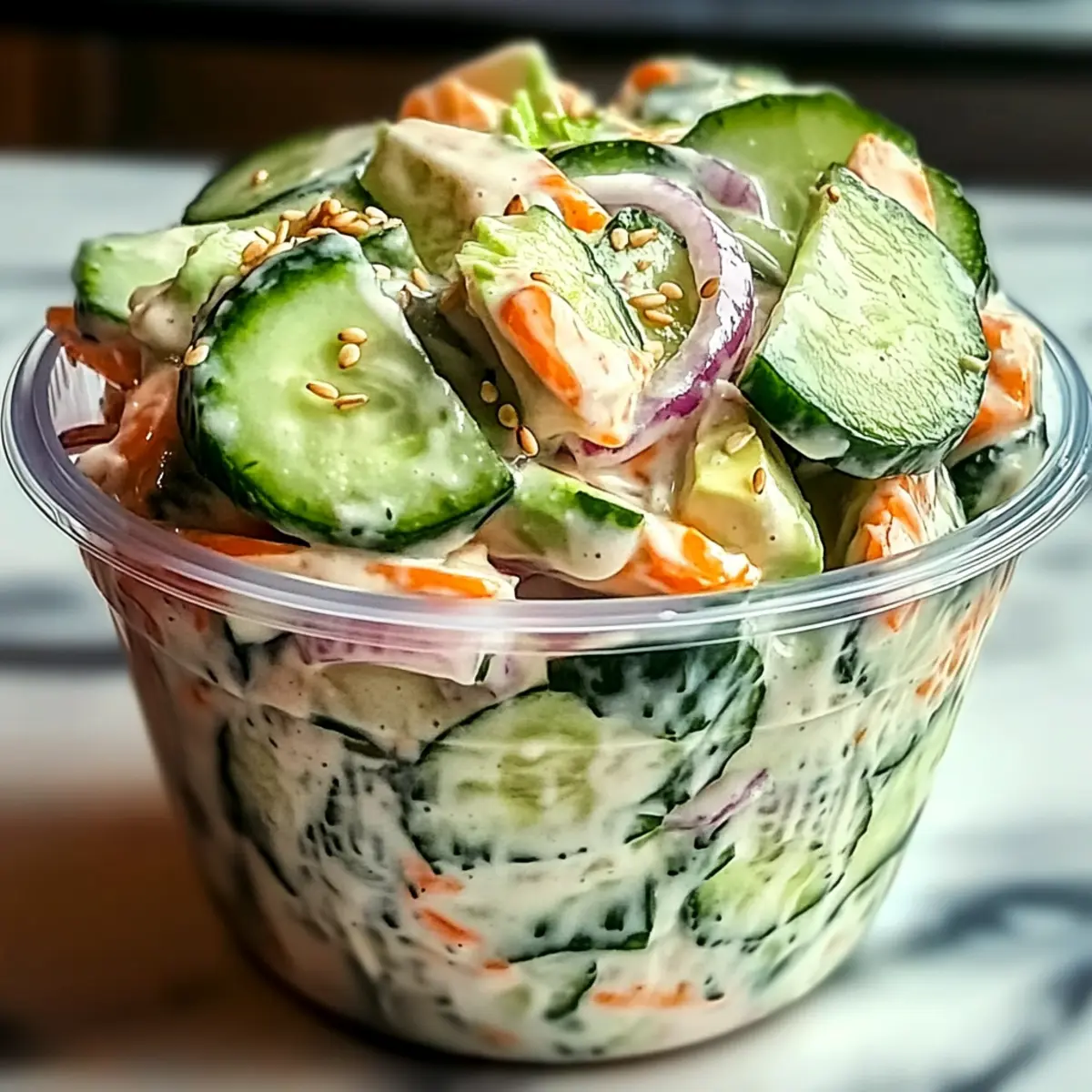Sushi Cucumber Salad