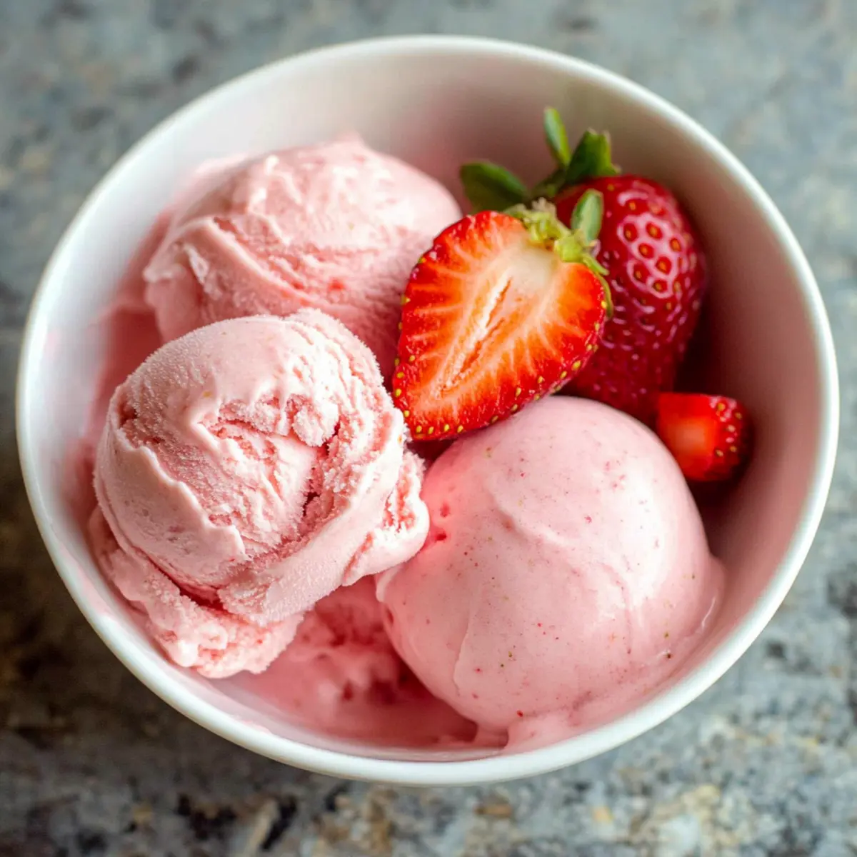 Ninja Creami Strawberry Frozen Yogurt