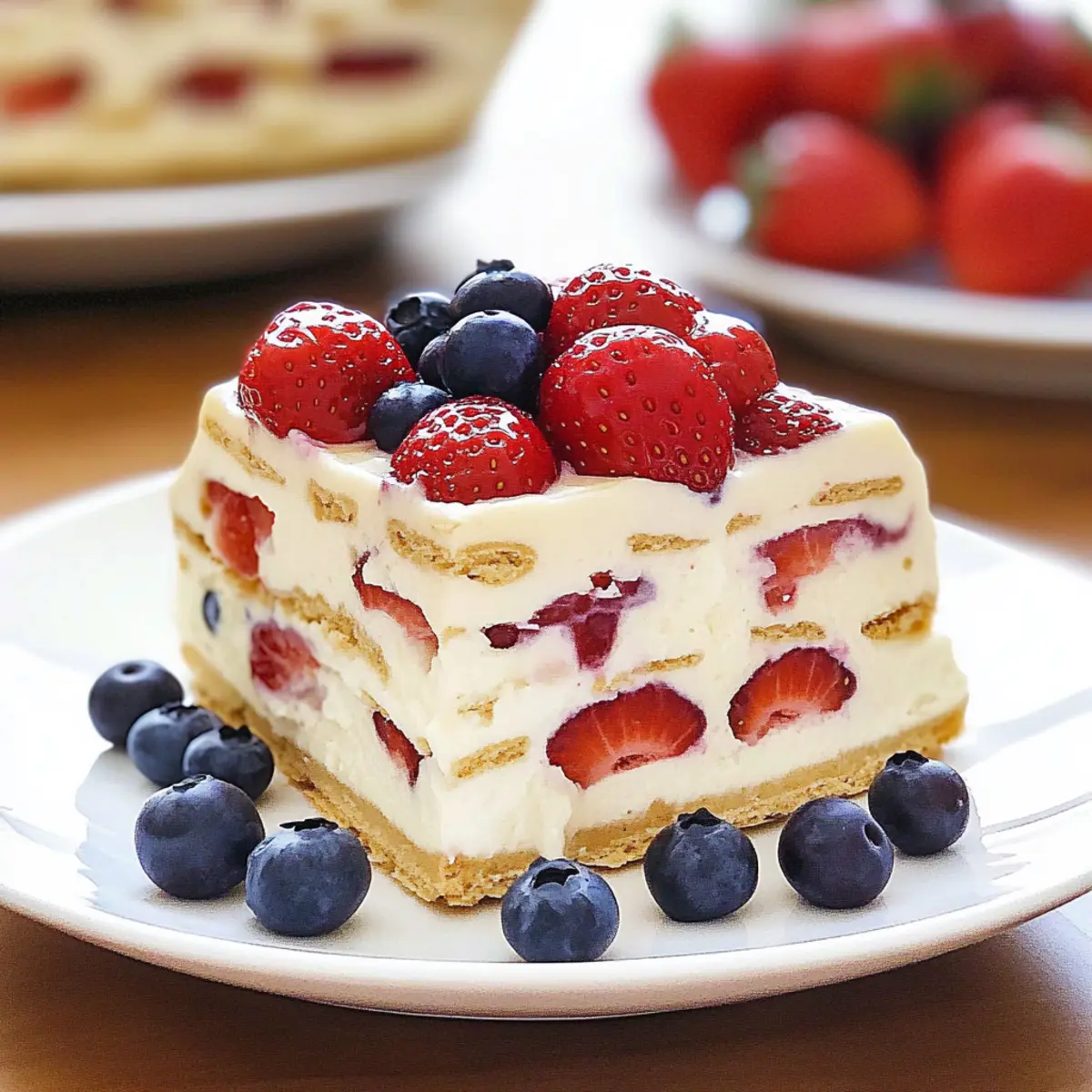 Summer Berry Icebox Cake