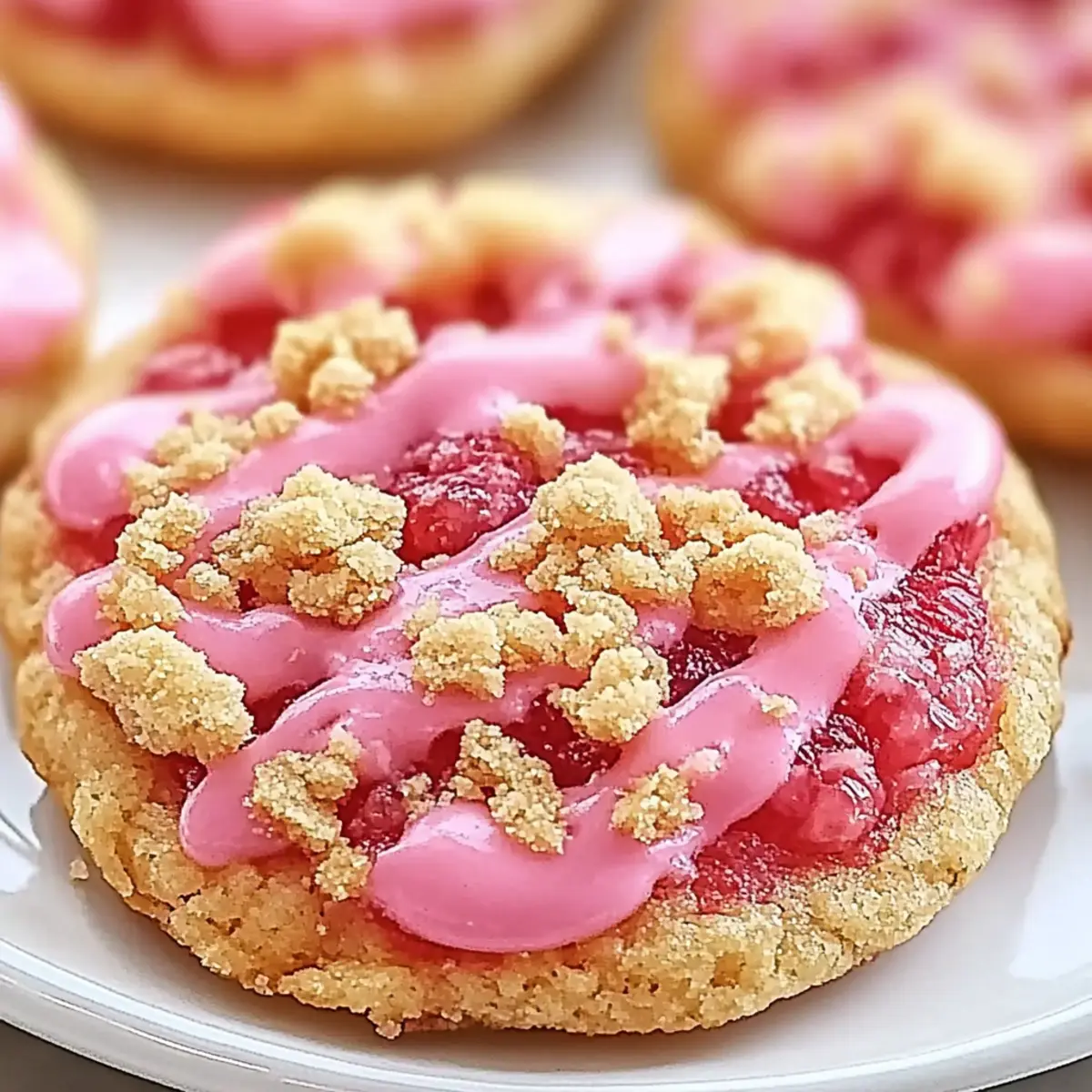 Strawberry Crunch Cookies