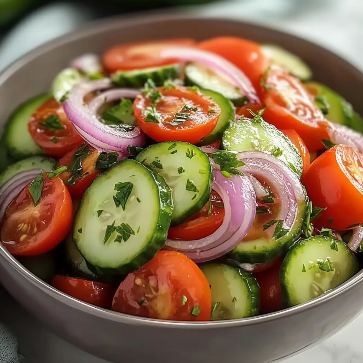 Cucumber Tomato Salad