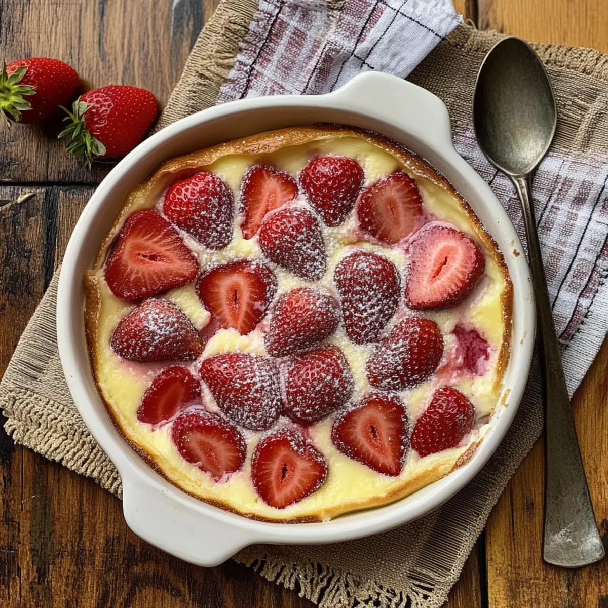 Strawberry Flaugnarde