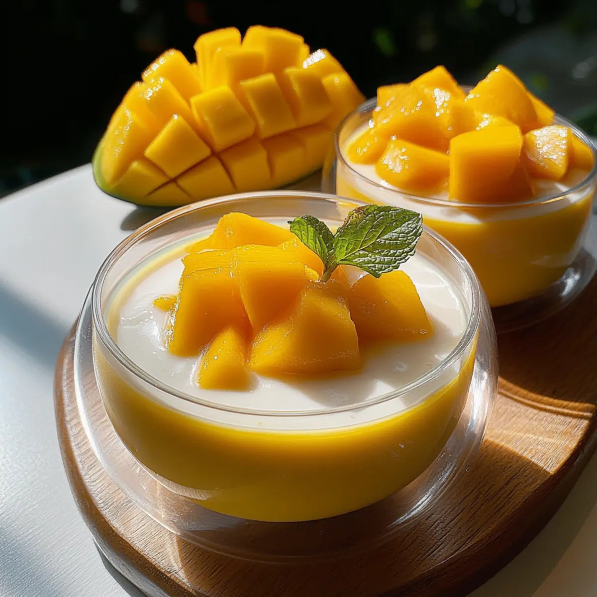 Chinese Mango Pudding