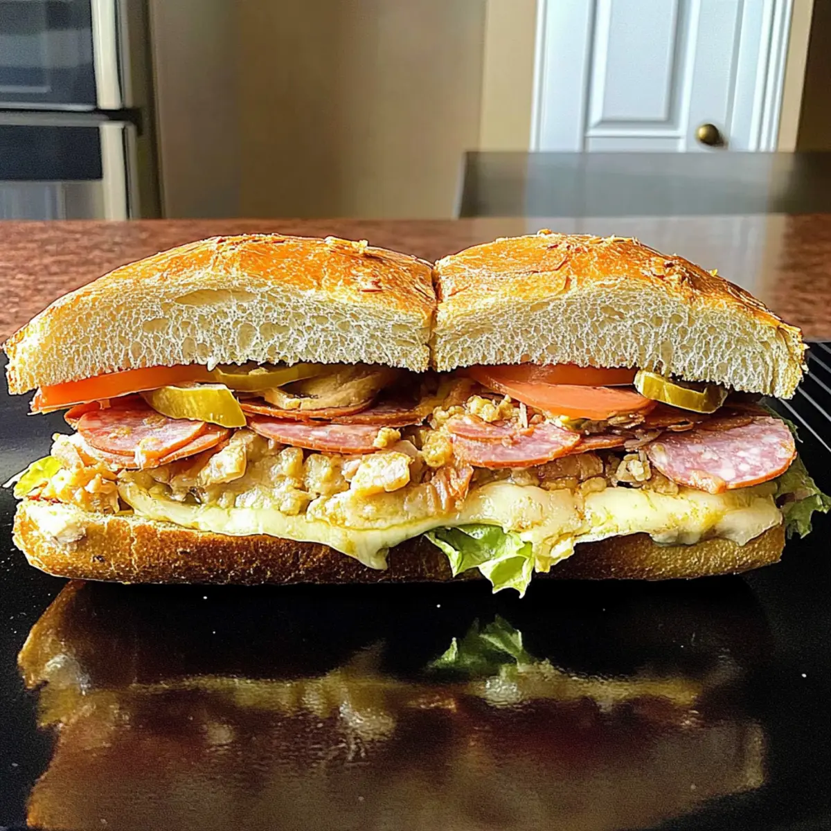 Baked Italian Grinder Sandwich