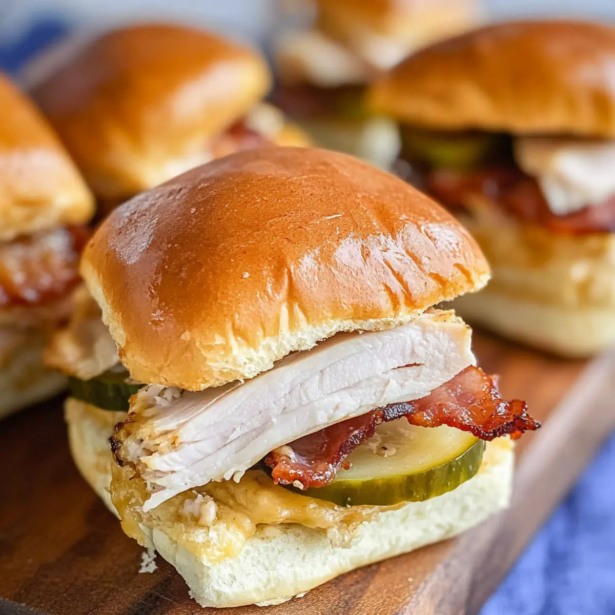Turkey Bacon Ranch Sliders