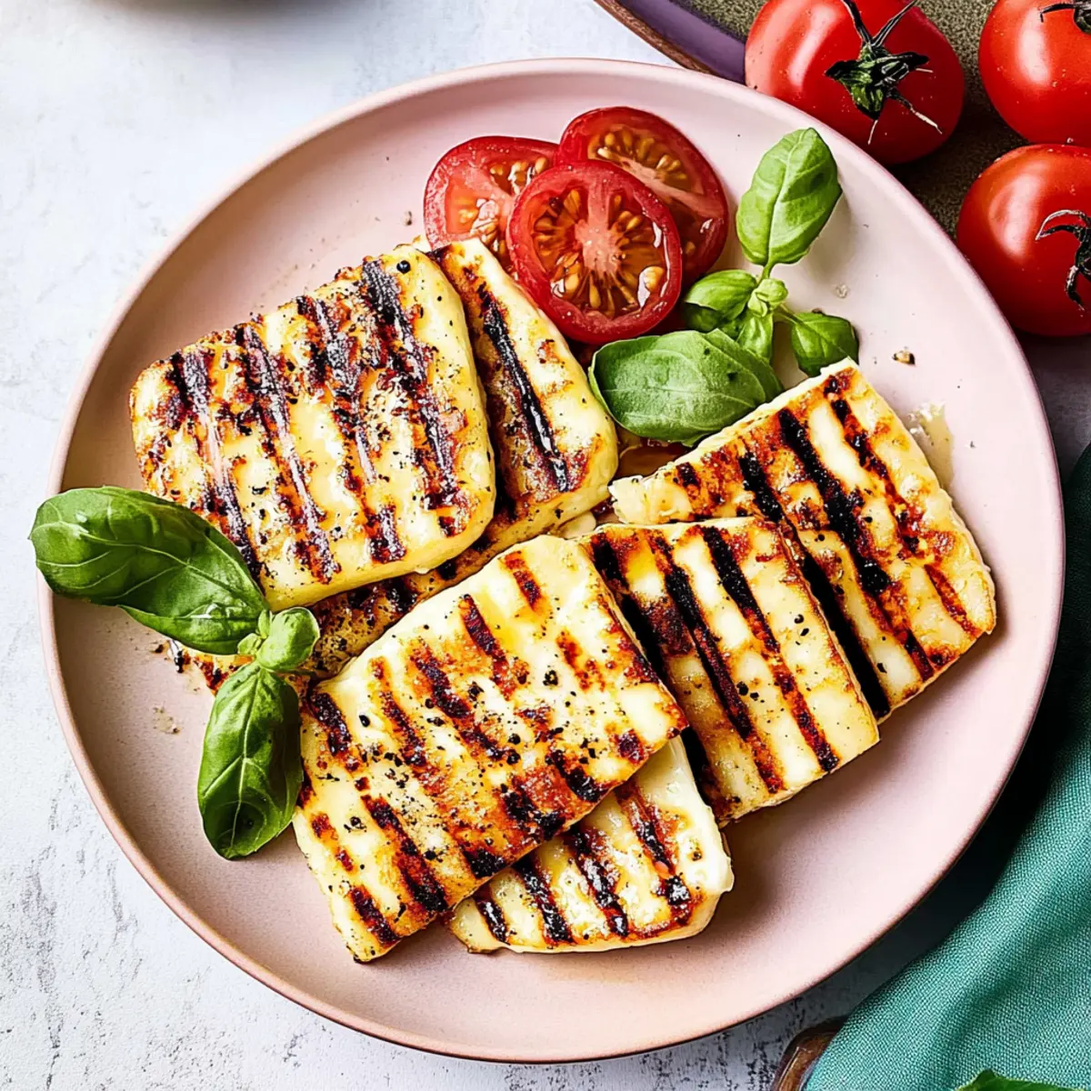 Grilled Halloumi Cheese