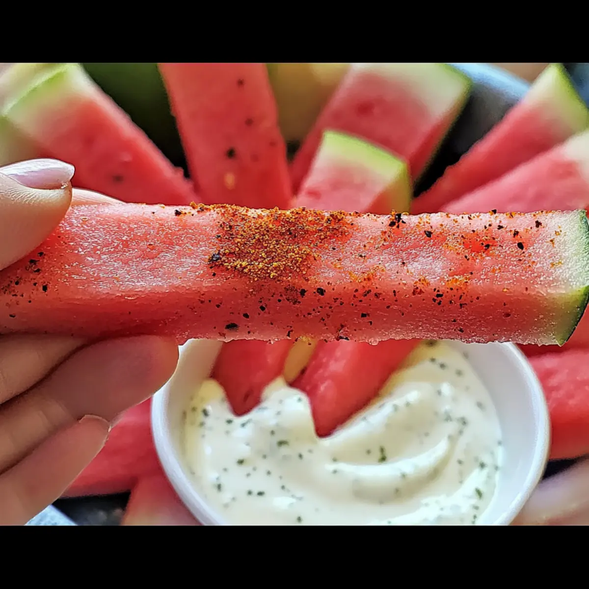 Chili Lime Watermelon Fries