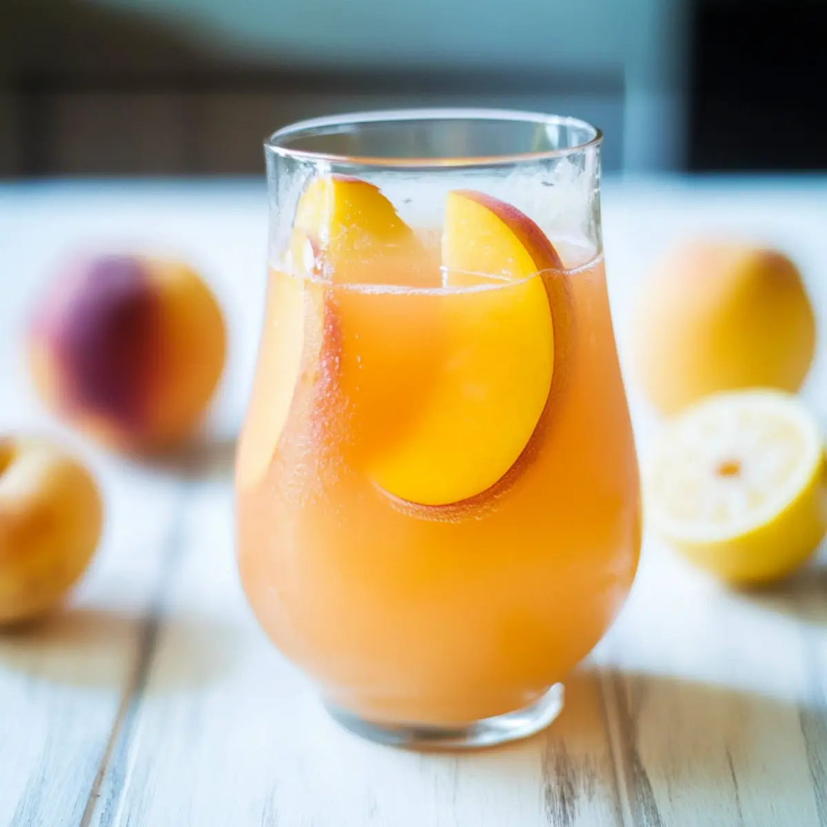 GINGER PEACH LEMONADE