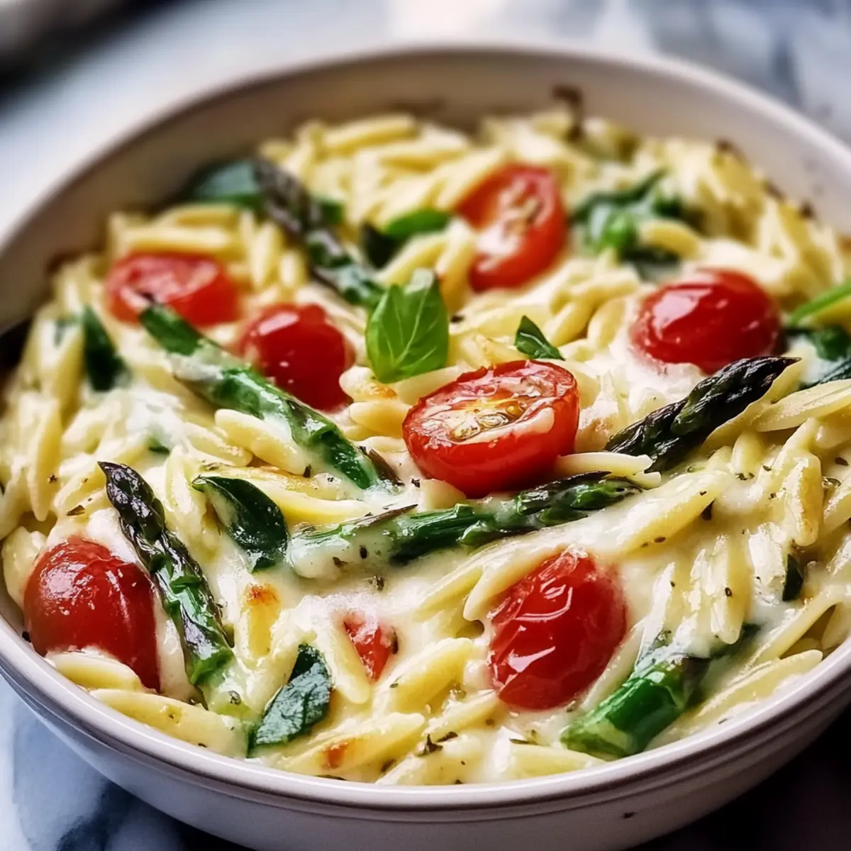 Healthy Baked Feta Orzo