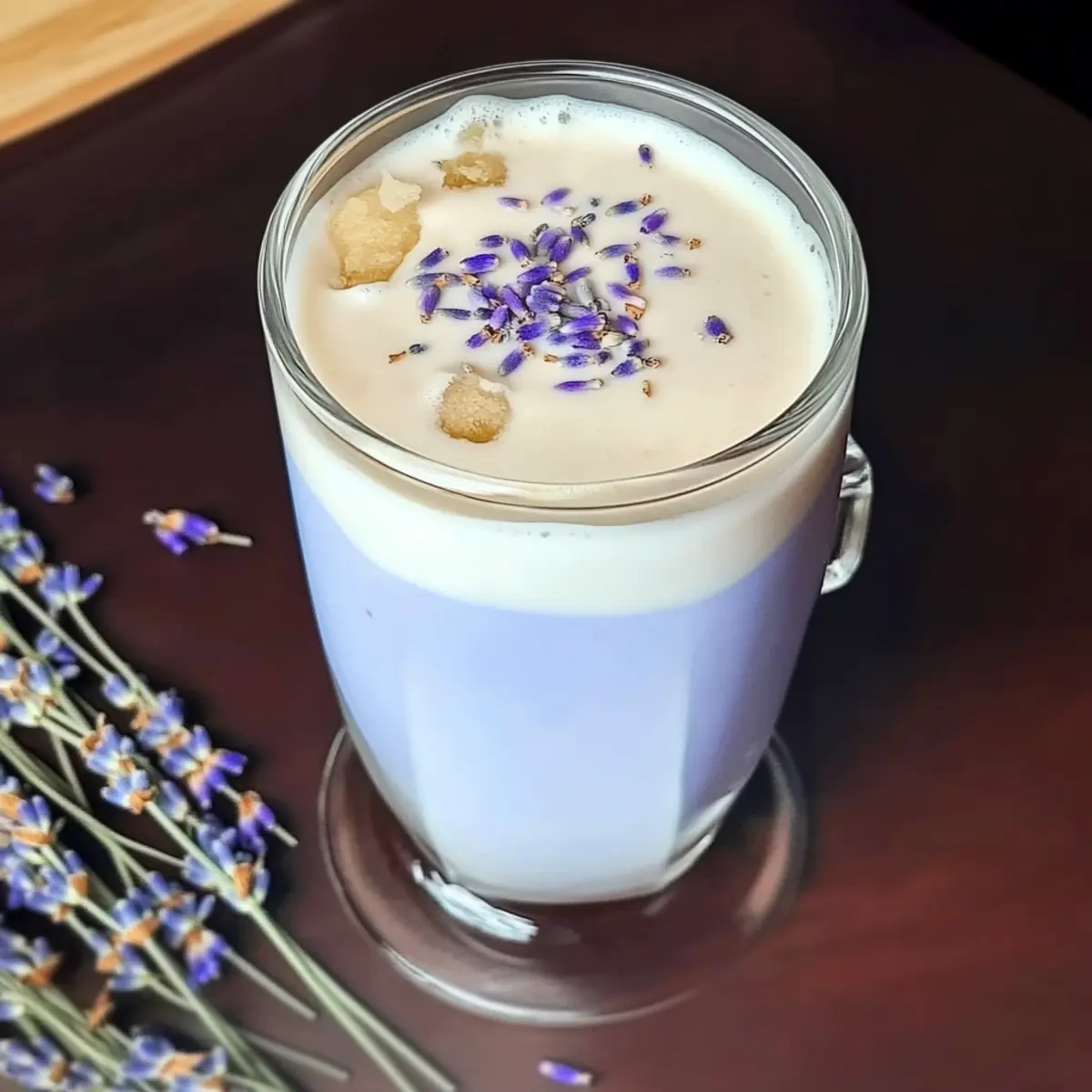 Lavender milk tea