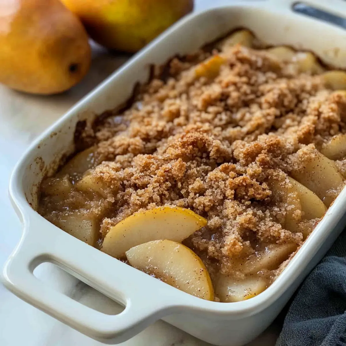 Pear Crumble