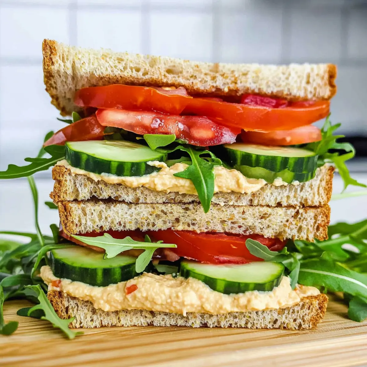 Mediterranean Veggie Sandwich