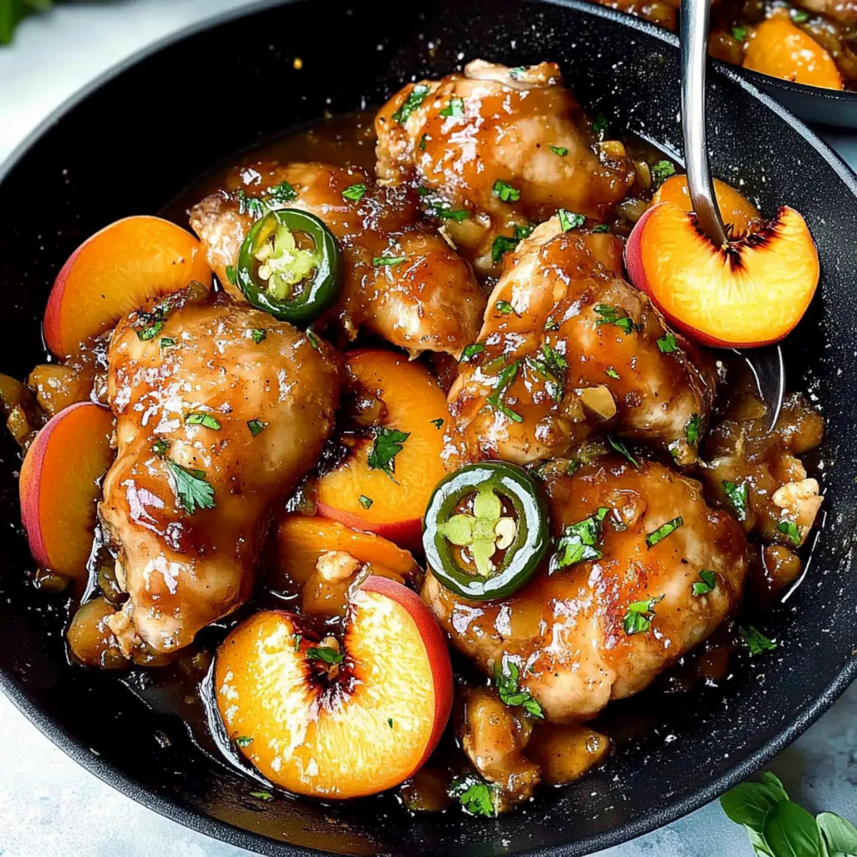 Jalapeno Peach Chicken
