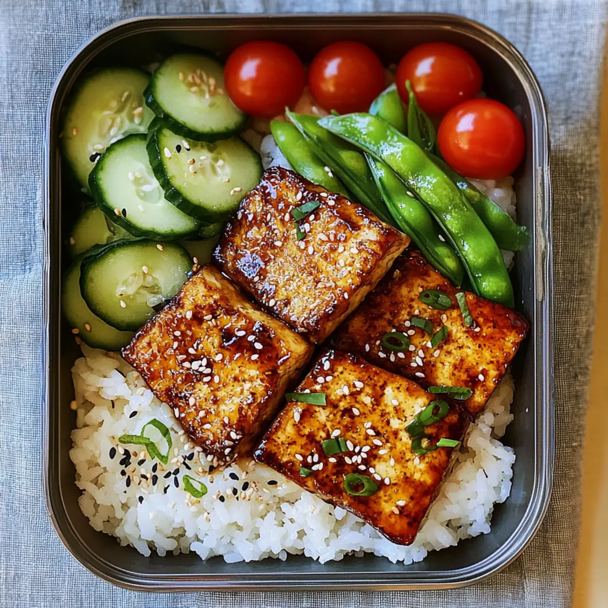 Tofu Teriyaki Bento Box