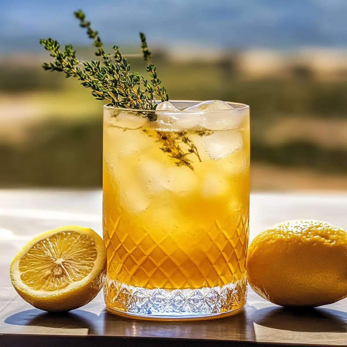 Honey Lemon Thyme Refresher