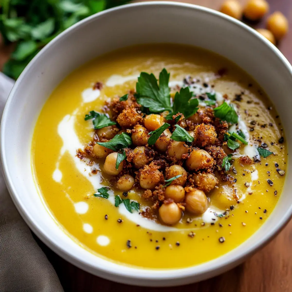 Chickpea Turmeric Soup