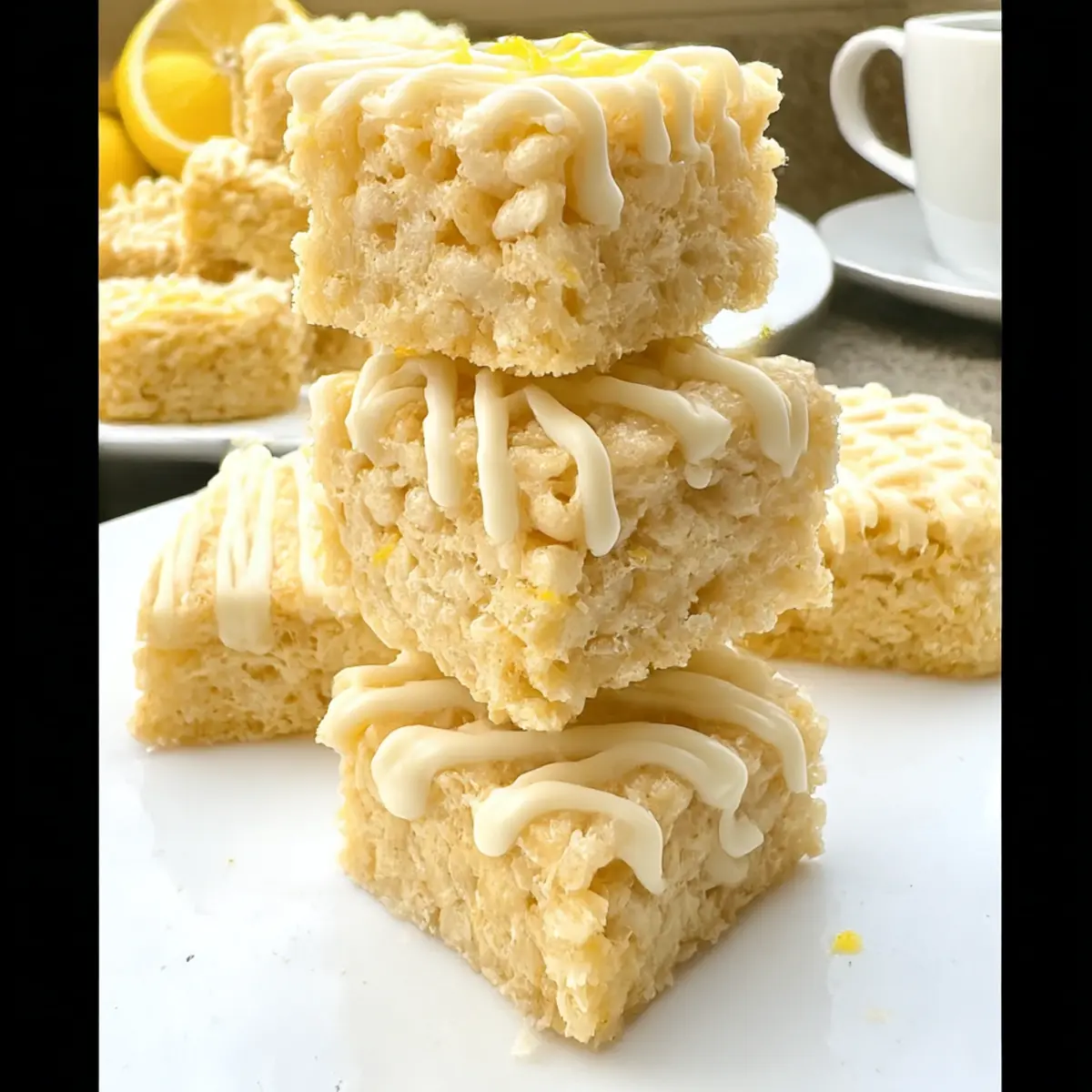 Lemon Rice Krispy Treats