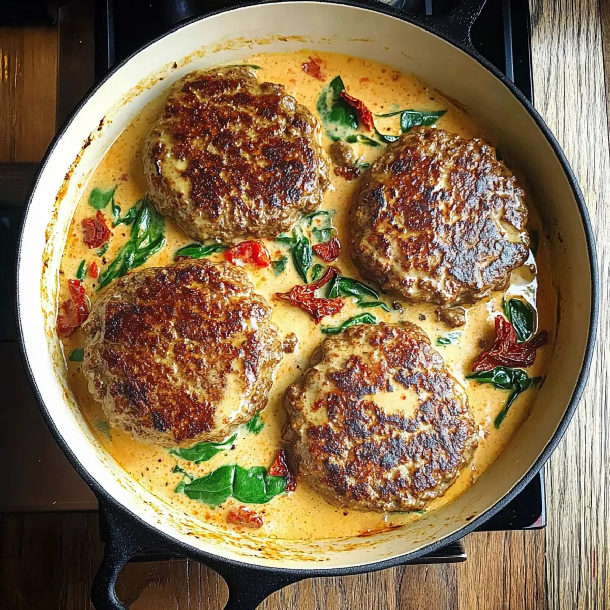 Tuscan Hamburger Steaks