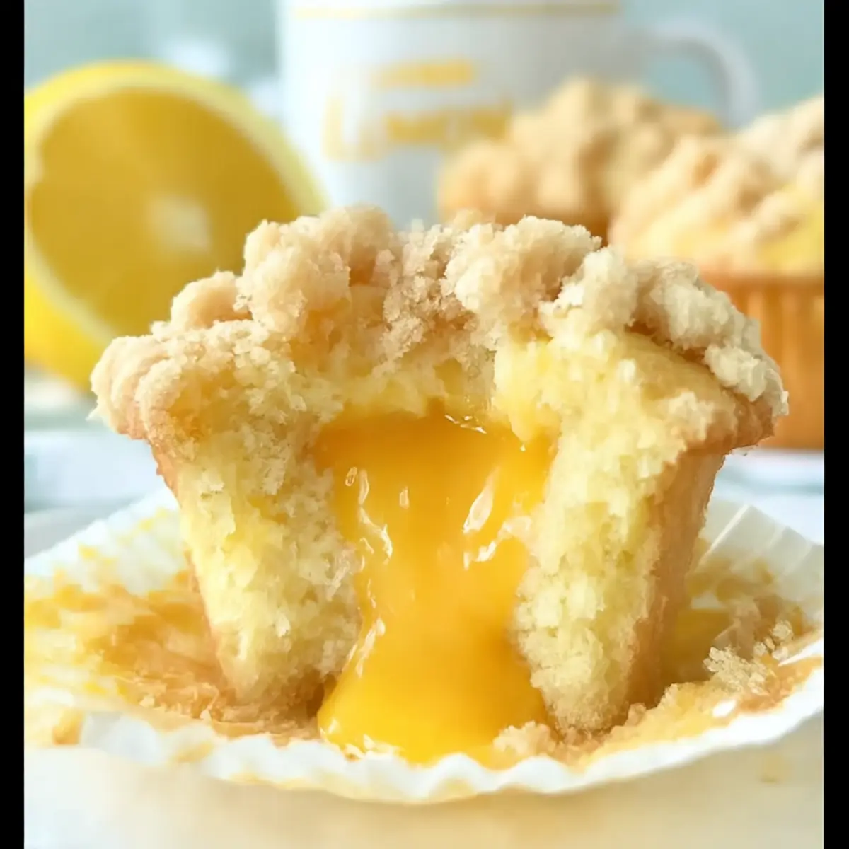 Lemon Curd Muffins