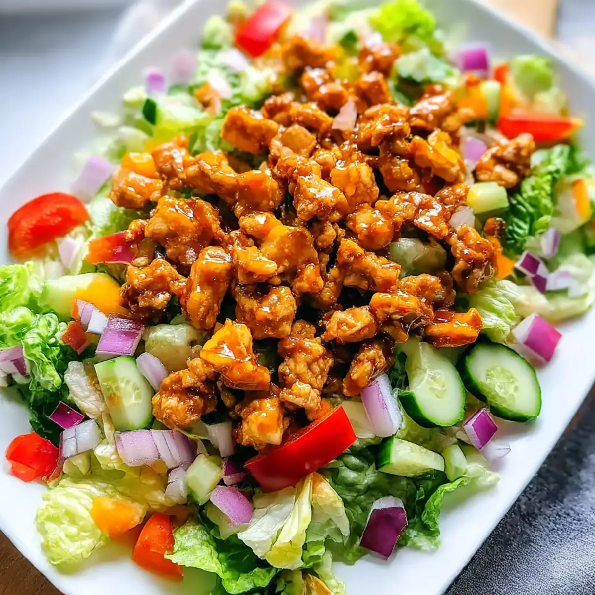 Honey Hot Chicken Salad