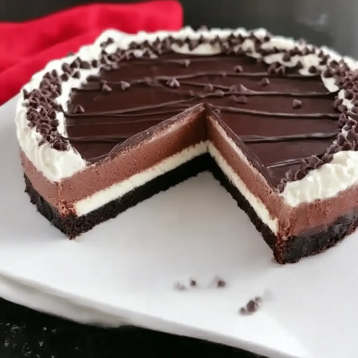 Black Tie Mousse Cake