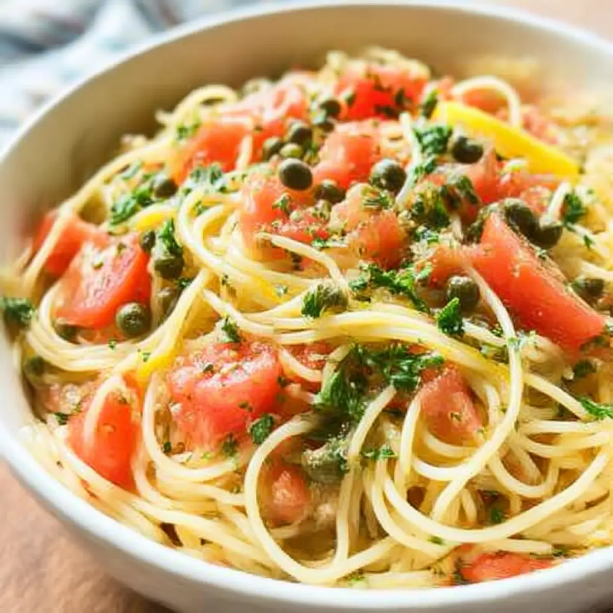 Lemon Capellini Salad